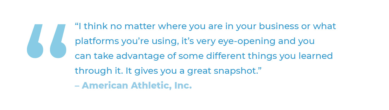 Quote from American Athletic, Inc.