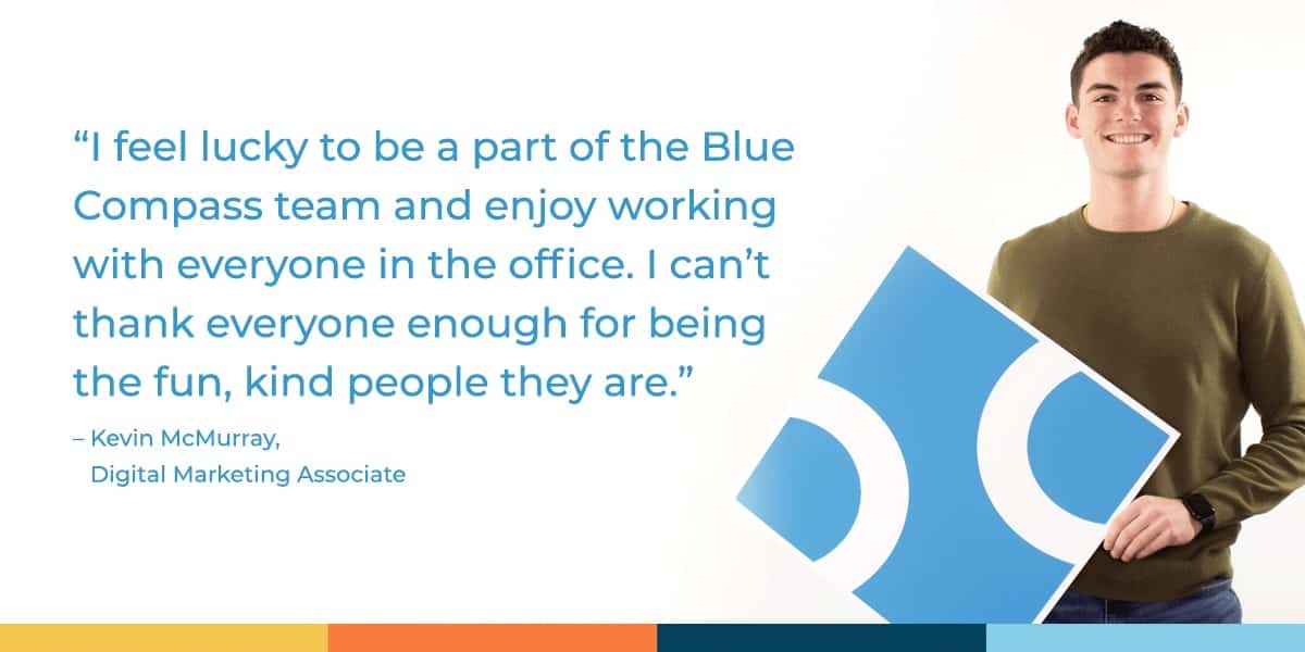 Quote about working at Blue Compass.