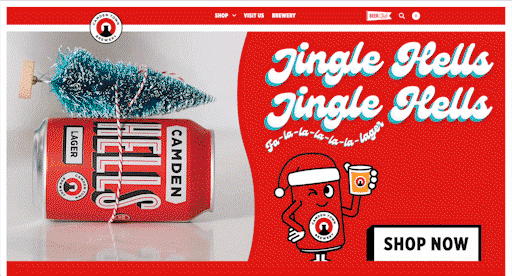 color branding inspiration from camden town brewing.