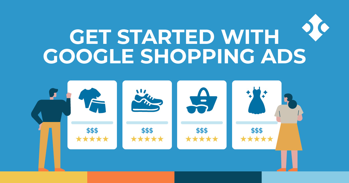 google shopping ads icons.