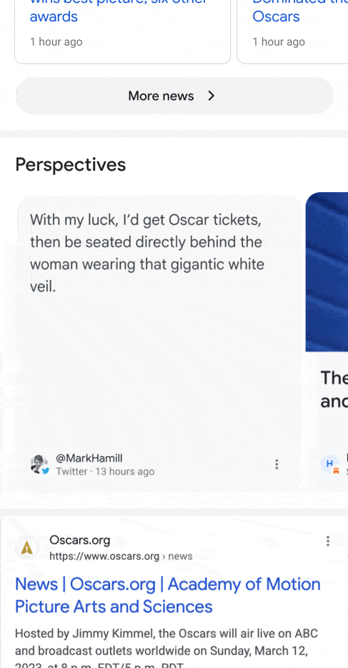 Google Perspectives gif.