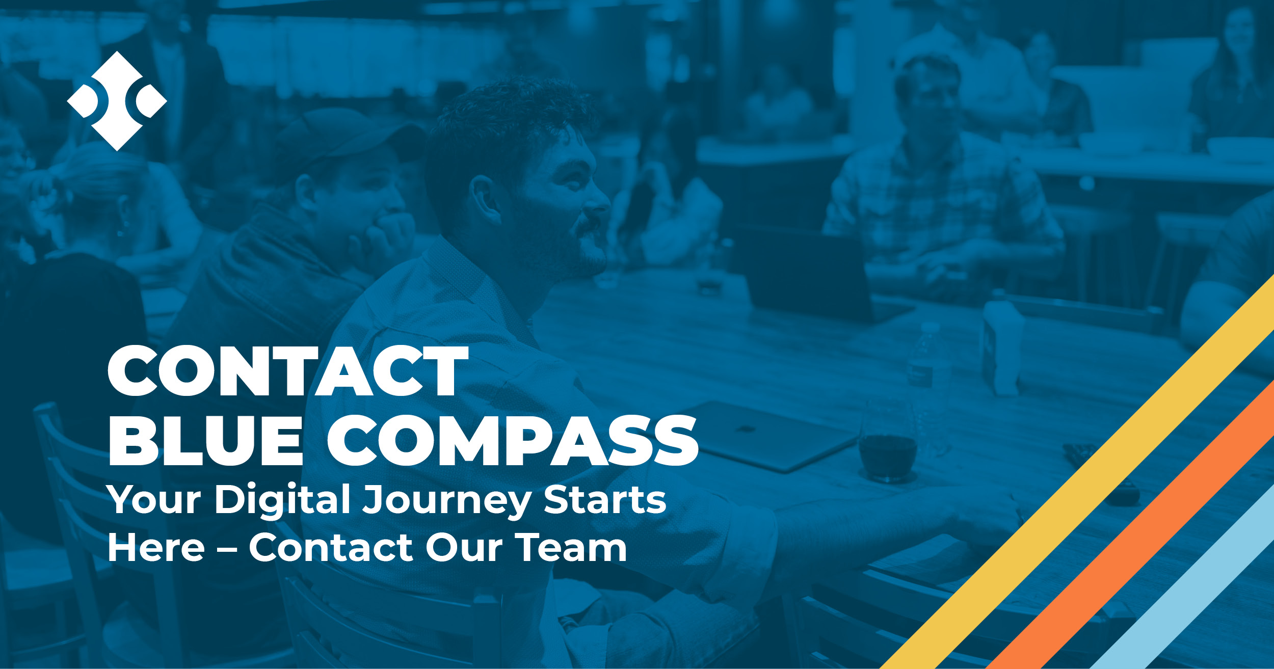Compass Contact Contact Our Digital Professionals - Blue Compass