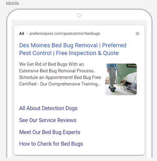 preferred pest google ads image extensions image of preferred pest bed bug removal google ads image extensions.
