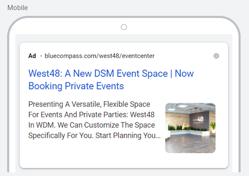 west48 event space google ads image extensions image of west48 event space google ads image extensions