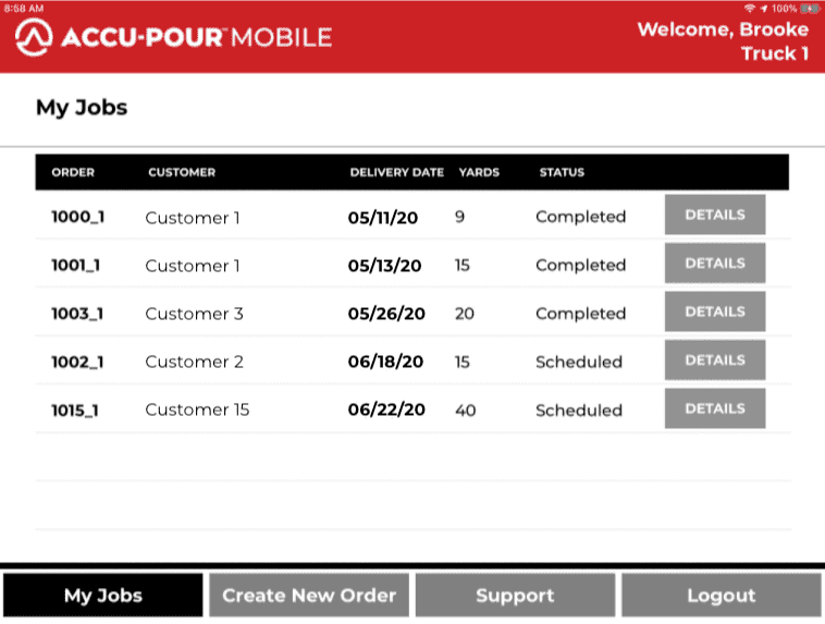 Cementech App Cementech ACCU-POUR system.