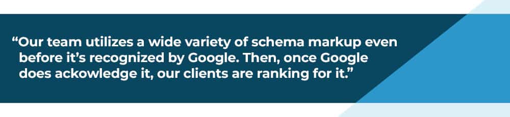 ranking in google with schema.