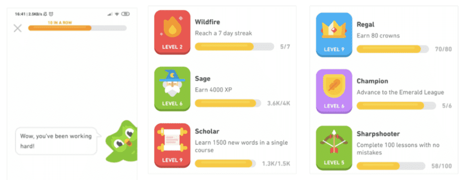 duolingo gamification.