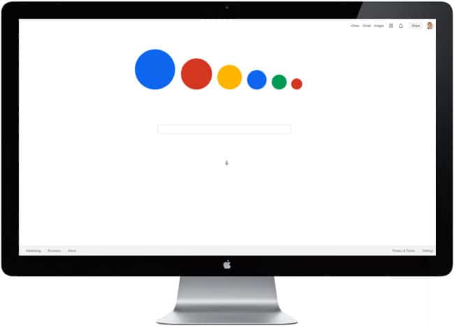 Google redesign information area