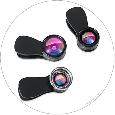 Clip-on Cell Phone Lenses