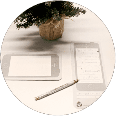 Sketch Pad that looks like mobile Devices