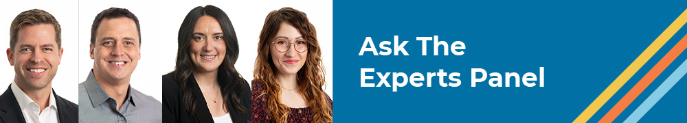 Banner Depicting The Speakers For The Ask The Experts Panel.