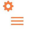 page icon with a gear setting icon in the corner. 