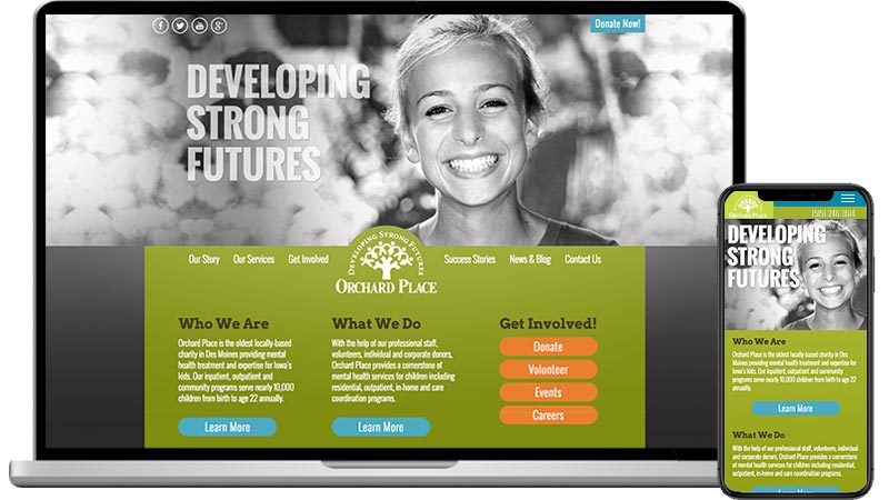 Nonprofit website design